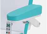 High wedge-shaped foam armrest pads