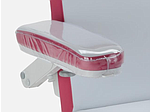 Transparent, cleanable protective cover for armrest pads